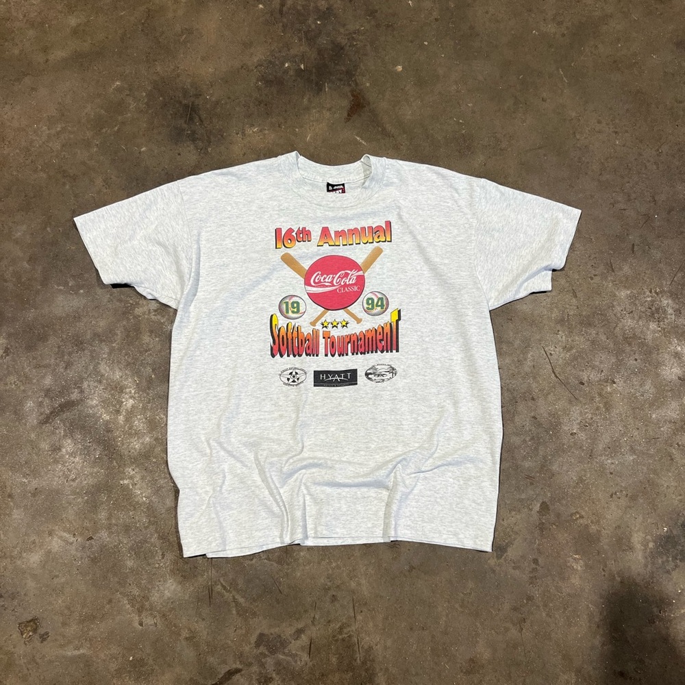 1994 16th Annual Coca Cola Classic Softball Tournament Tee